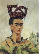 Frida Kahlo Self-Portrait with Braid oil painting reproduction